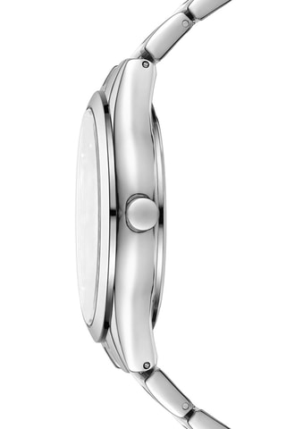 Montre à quartz en alliage - Argenté et blanc
