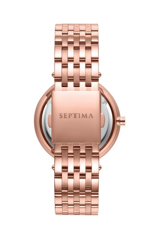 Montre à quartz en alliage - Doré rose