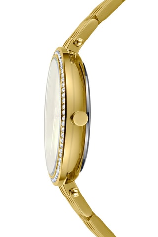 Montre à quartz en alliage - Doré 