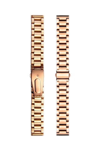 Montre à quartz en acier - Doré rose