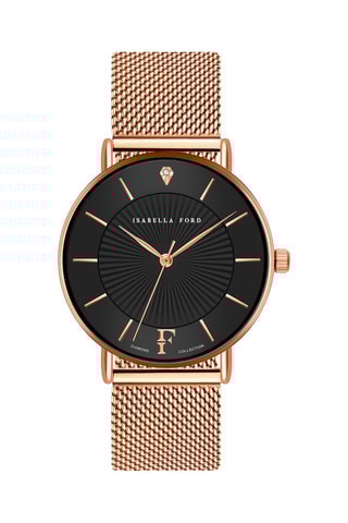 Coffret montre à quartz et bracelets en acier