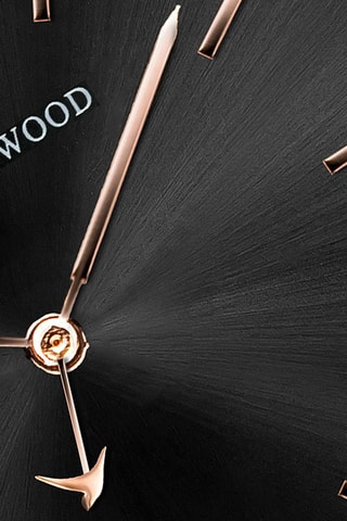 Montre à quartz en cuir - Marron et doré rose - Emily Westwood