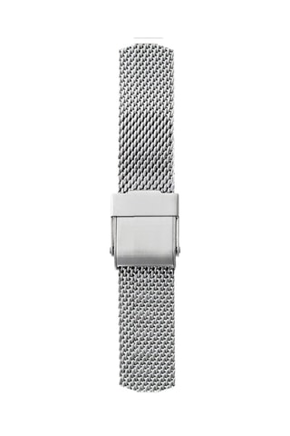Montre à quartz en acier - Argenté et blanc - Emily Westwood