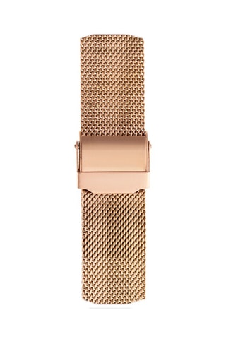Montre à quartz japonais en acier plaqué ion - Doré rose et noir - Victoria Walls