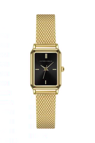 Montre à quartz en acier - Doré