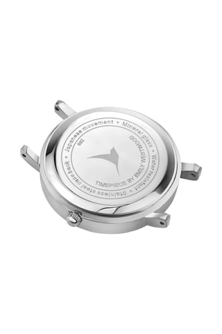Montre à quartz en acier - Argenté et blanc - Emily Westwood