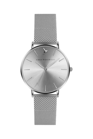 Montre à quartz en acier  -  Argenté - Emily Westwood