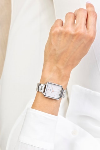 Montre à quartz en acier - Argenté - Victoria Walls