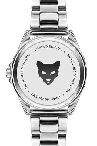 Montre à quartz en acier San - Argenté et noir