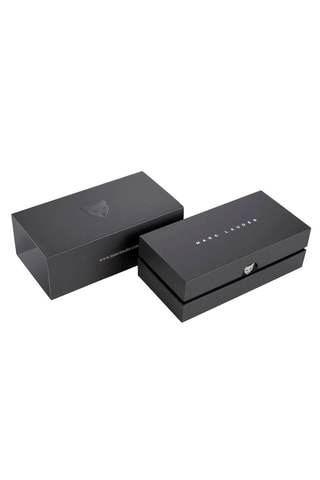 Montre à quartz en silicone Helsinki - Noir et argenté