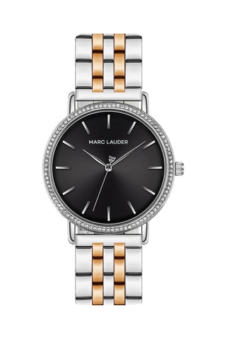 Montre à quartz en acier Mariazell - Doré rose et argenté 