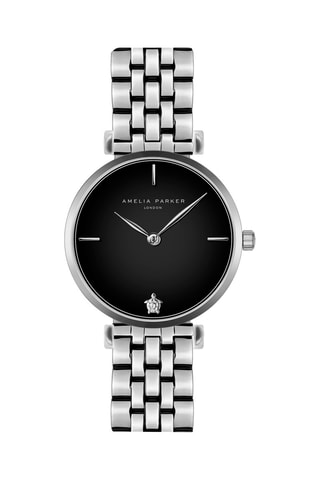 Montre à quartz Night Shore - Argenté et noir