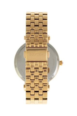 Montre à quartz en acier et nacre