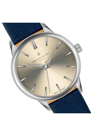 Coffret montre à quartz en cuir et bracelet en cuir