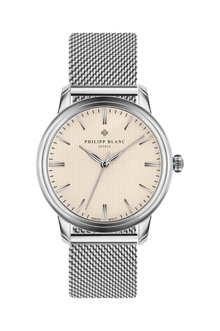 Montre à quartz en acier - Argenté