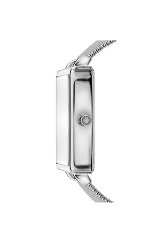Montre à quartz en acier - Argenté et beige