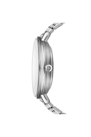 Montre à quartz en acier, nacre et diamant Kendra