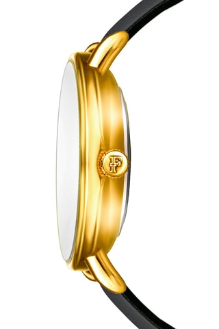 Montre à quartz en cuir, nacre et diamants Capri