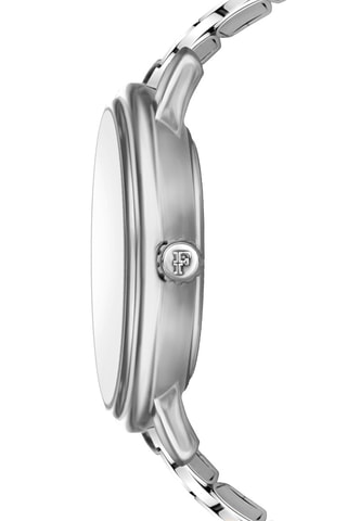 Coffret montre à quartz et bracelet en acier et diamant Adore