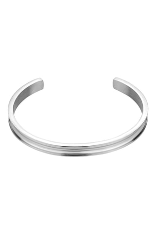 Coffret montre à quartz en acier, diamants et jonc Skylar
