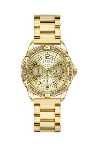 Montre à quartz en acier et cristal véritable - Victoria Walls