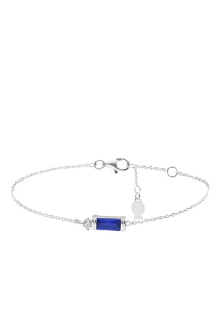 Bracelet Argent et saphir