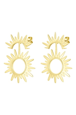 Boucles d'oreilles Argent plaqué or jaune