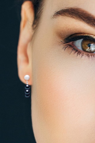 Boucles d'oreilles - Argent et perles de culture d'eau douce