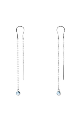 Boucles d'oreilles Argent et topazes