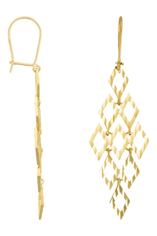 Boucles d'oreilles Crazy Or jaune