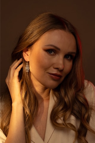Boucles d'oreilles Crazy Or jaune
