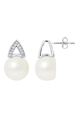 Puces - Argent et perles de culture d'eau douce