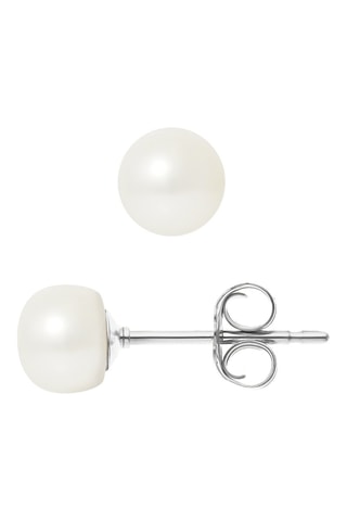 Puces - Argent et perles de culture d'eau douce