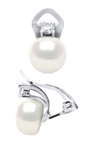 Puces - Argent et perles de culture d'eau douce