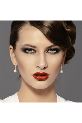 Boucles d'oreilles   Or jaune et perles de culture