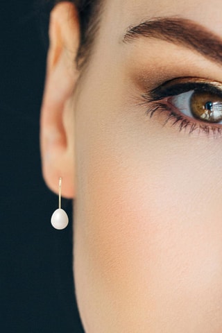 Boucles d'oreilles - Or jaune et perles de culture d'eau douce