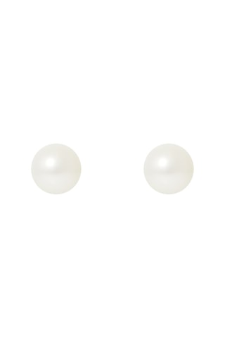 Puces Argent et perles de culture 