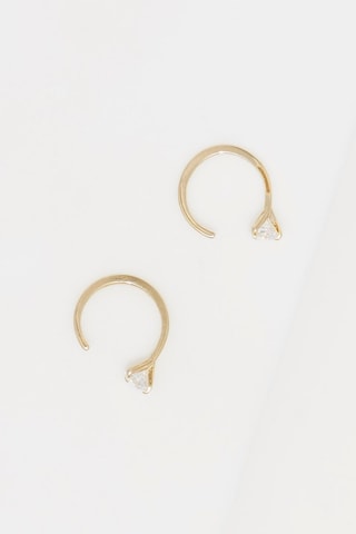 Boucles d'oreilles Arc brillant Or jaune