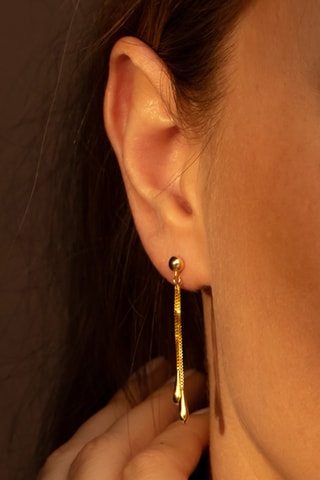 Boucles d'oreilles Pluie dorée Or jaune