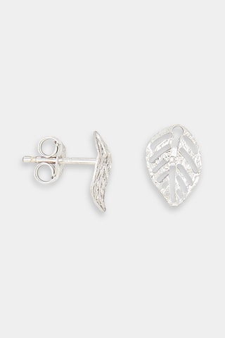 Boucles d'oreilles Sous le vent Or blanc