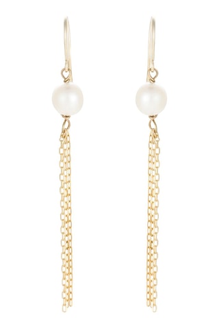 Boucles d'oreilles Tamaora 
Or jaune et perles de culture