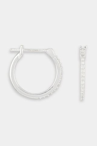 Créoles sublimes  Or blanc et diamants