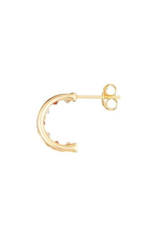 Boucles d'oreilles Redarc Or jaune et rubis