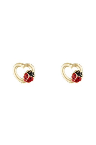 Puces Coccinelle Amoureuse Or jaune