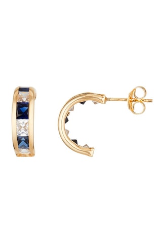 Boucles d'oreilles Bluarc Or jaune et saphir
