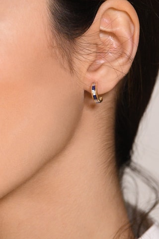 Boucles d'oreilles Bluarc Or jaune et saphir