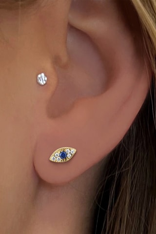 Puces - Argent plaqué or jaune