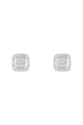 Puces Sweet Illusion Or blanc et diamants