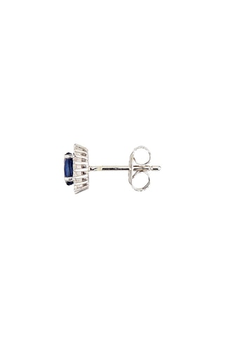 Puces Abra Or blanc, diamants et saphirs