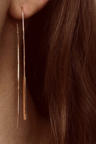 Boucles d'oreilles - Argent plaqué or rose